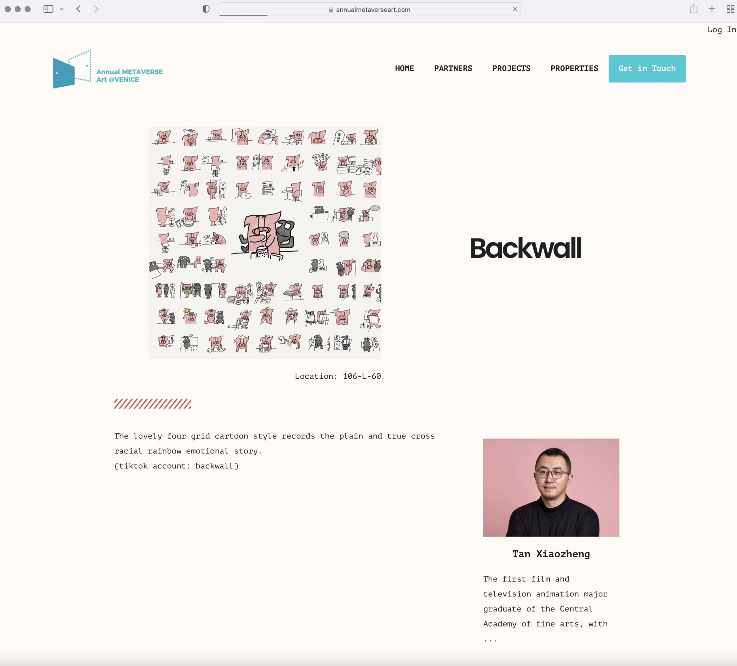 “Black Rabbit & Pink Pig” Debuts at Venice: The 1st Annual METAVERSE Art Exhibition Opens